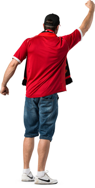 Standing fan with scarf image