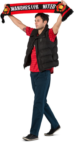 Walking fan with scarf image