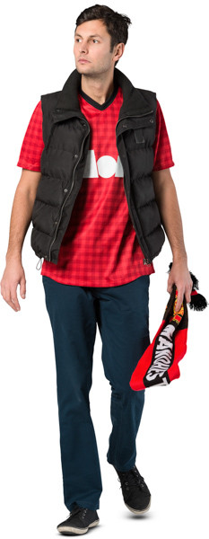 Walking fan with scarf image