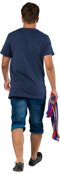 Walking fan with scarf image