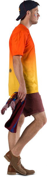 Walking fan with scarf image