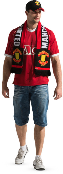 Walking fan with scarf image