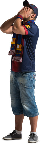 Standing fan with scarf image