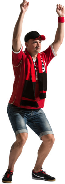 Standing fan with scarf image