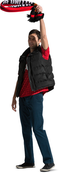 Standing fan with scarf image