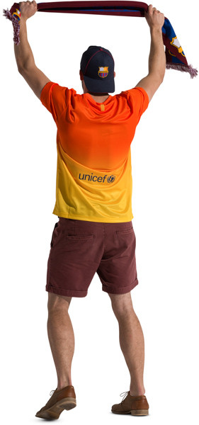Standing fan with scarf image