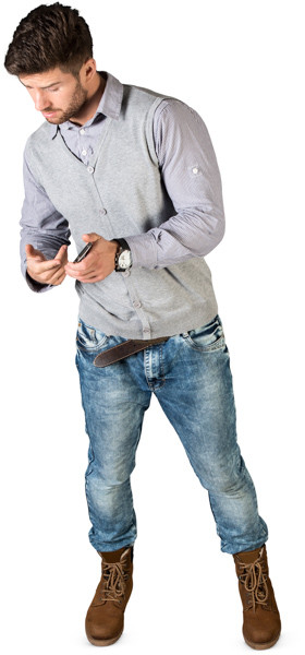 Standing man image
