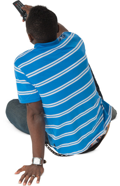 Sitting man image