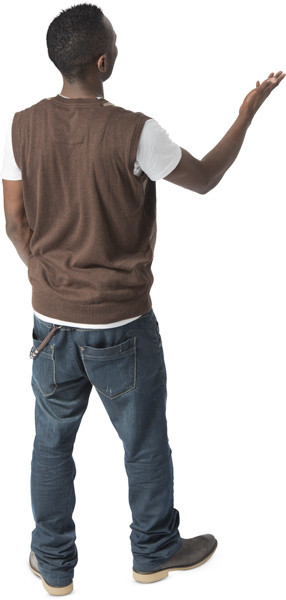 Standing man image