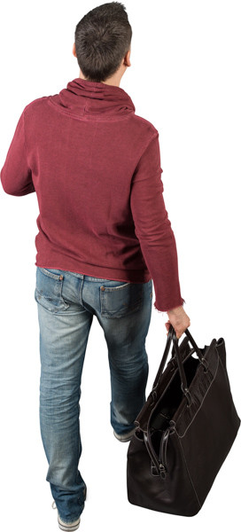 Walking man image