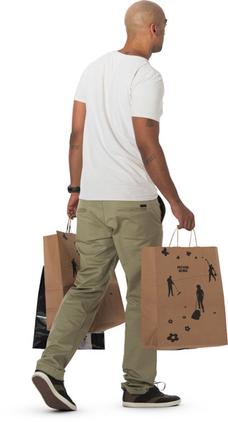 Walking man image
