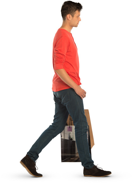 Walking man image