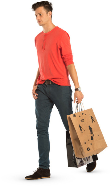 Walking man image