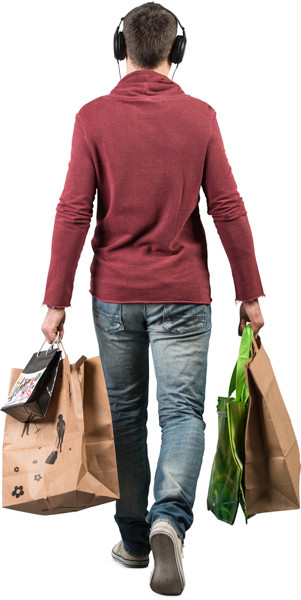 Walking man image