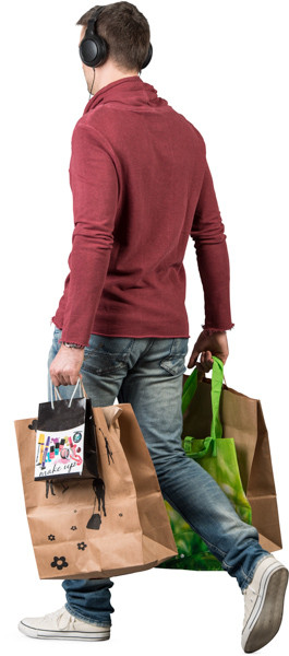 Walking man image