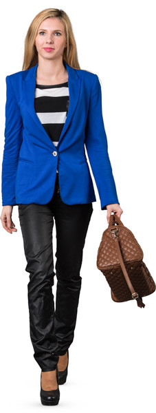 Walking woman image