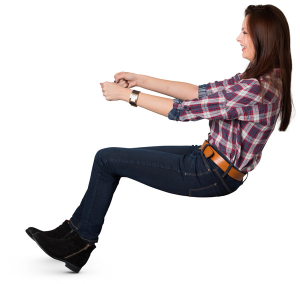 Driving woman image