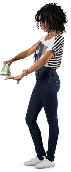 Standing woman image