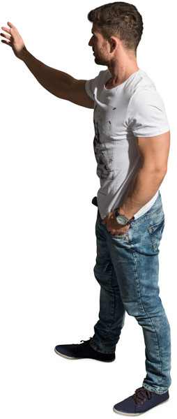 Standing man image