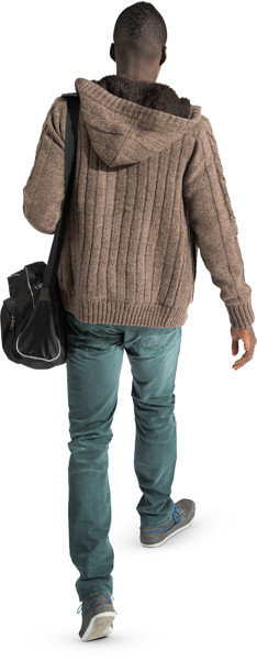 Walking man image