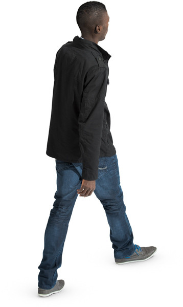 Walking man image