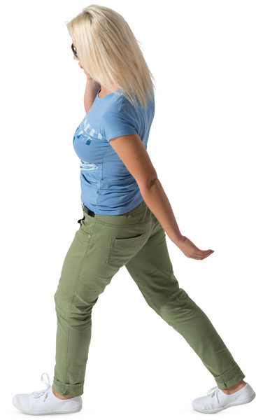 Walking woman image