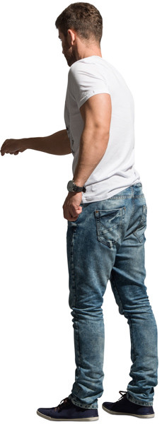 Standing man image