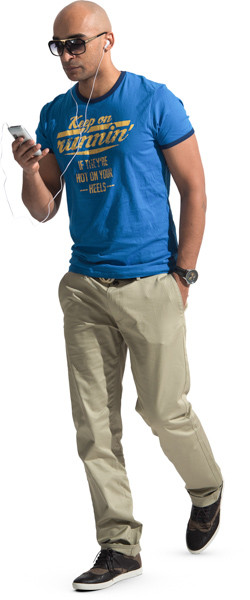 Walking man image
