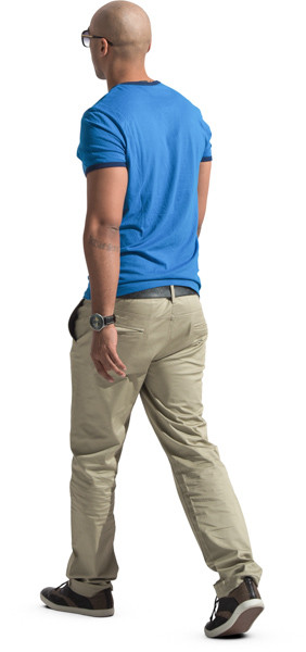 Walking man image
