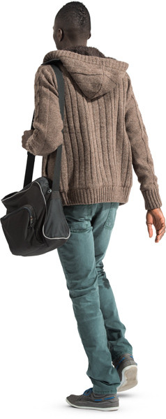 Walking man image