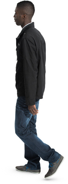 Walking man image