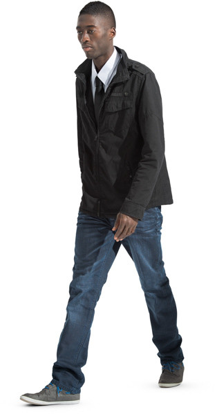 Walking man image