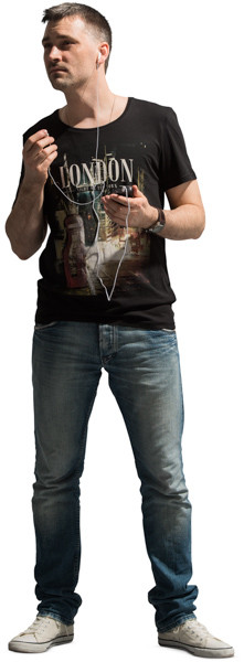 Standing man image