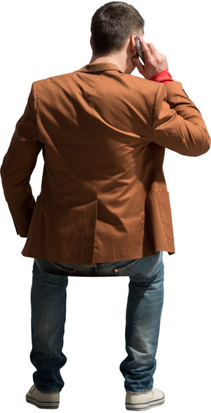 Sitting man image