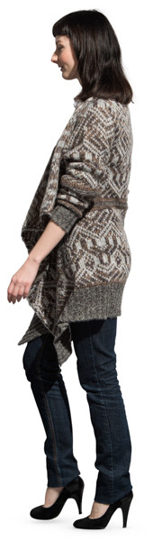 Walking woman image