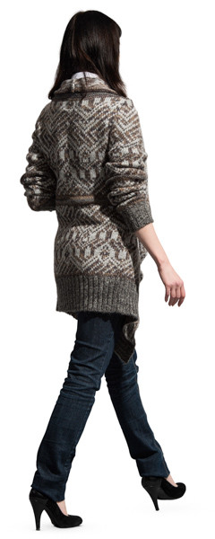 Walking woman image