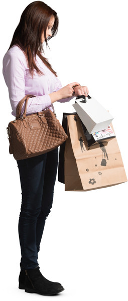 Standing woman image