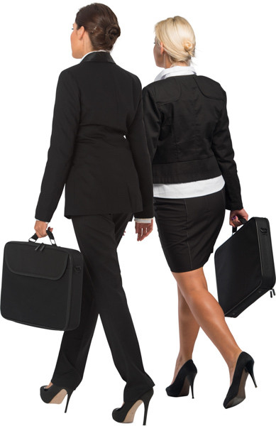 Walking pair of people image