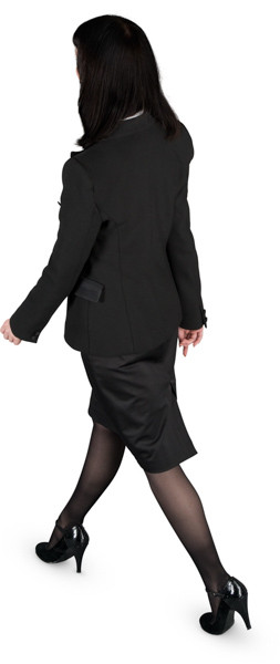 Walking woman image