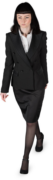 Walking woman image
