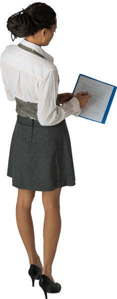 Standing woman image