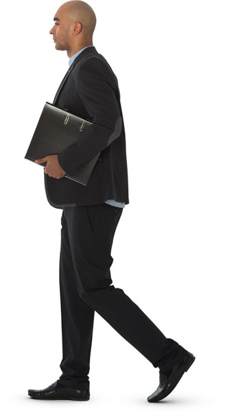 Walking man image