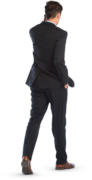 Walking man image