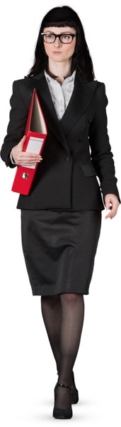 Walking woman image
