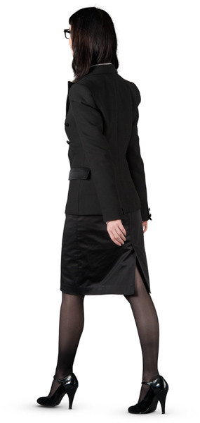 Walking woman image