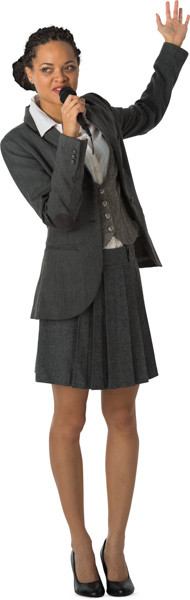 Standing woman image
