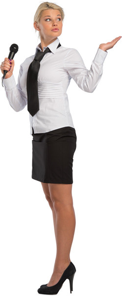 Standing woman image