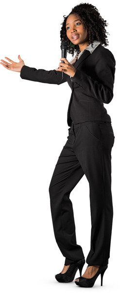 Standing woman image