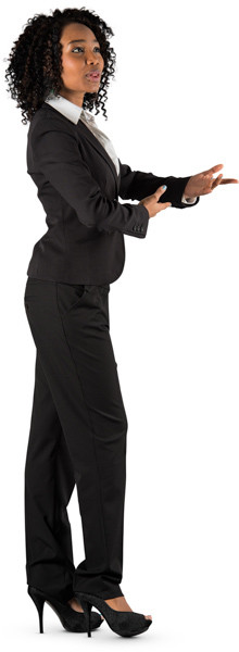 Standing woman image