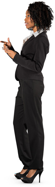 Standing woman image
